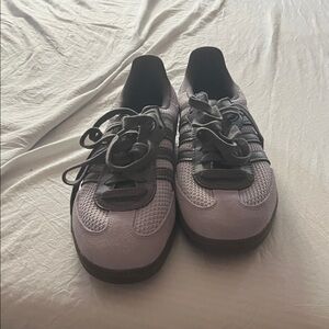 Adidas Black and Gray Athletic Shoes